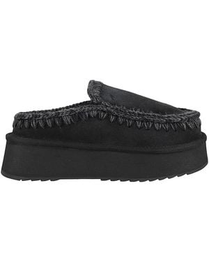 Mou Eskimo platform clogs - Schwarz