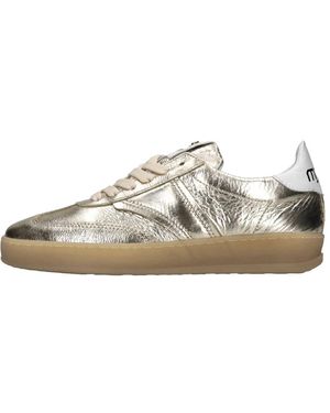 Mjus Schoenen ,Grijs ,Leer Gaby Sneakers - Wit