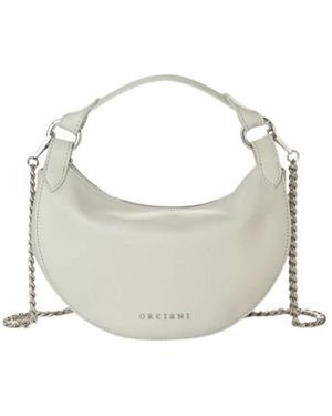 Orciani Ghi Liberty/Vanity Tasche Mit Kettenriemen - Weiß