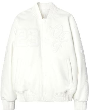 Off-White c/o Virgil Abloh Bomber Jackets - White