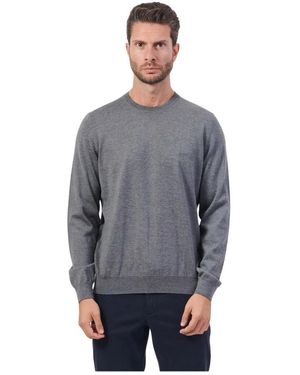 HUGO Round-Neck Knitwear - Grey
