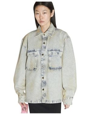 Guess Denim Jackets - Gray