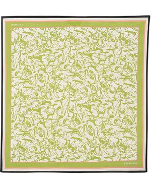 Trussardi Silky Scarves - Jaune