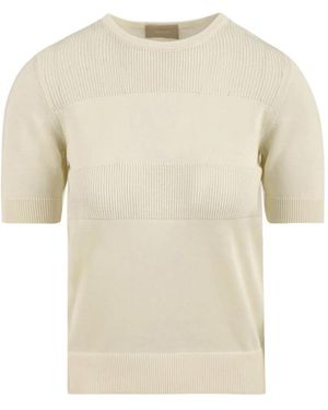Drumohr Round-Neck Knitwear - Natural