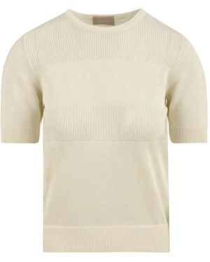Drumohr Round-Neck Knitwear - Natural