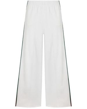 Gucci Wide Trousers - Blanco