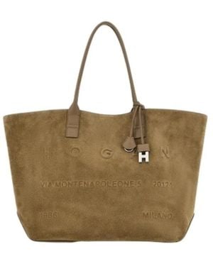 Hogan Address Medium Shopping Bag - Groen