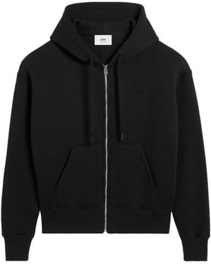 Ami Paris Zip-Throughs - Black