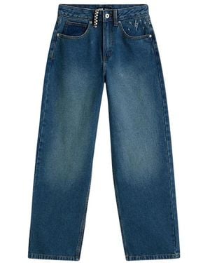 Vans Geborduurde Broek - Blauw
