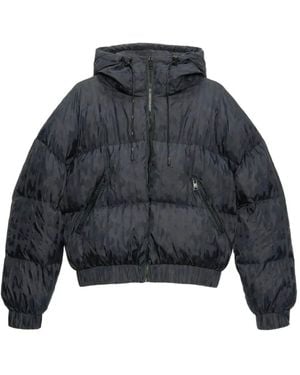 MSGM Nylon Jacquard Jacke - Grau