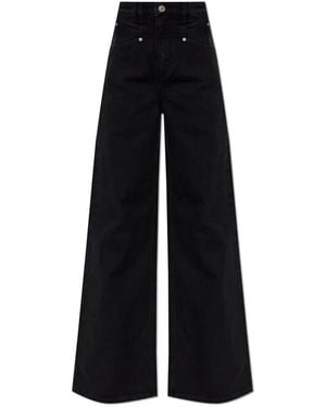 Isabel Marant Wide Jeans - Negro