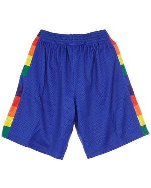 Mitchell & Ness Nba Swingman Basketball Shorts 1991-92 - Blauw