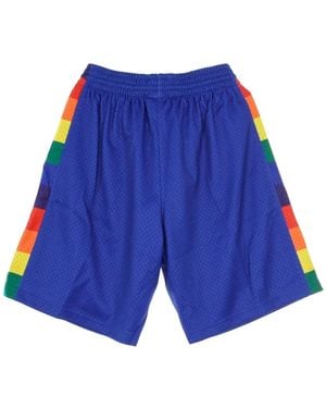 Mitchell & Ness Nba Swingman Basketball Shorts 1991-92 - Blau