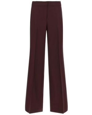 Gianluca Capannolo Broeken ,Paars ,Polyester Laura Broek
