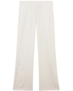 Gcds Straight Trousers - White