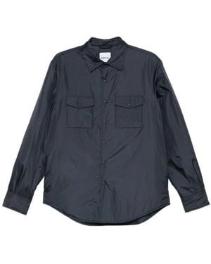 Aspesi Overhemden ,Blauw ,Lichtgewicht Utility Shirt Jacket