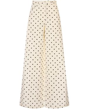 MSGM Wide Trousers - Neutre
