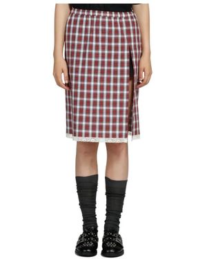 N°21 Midi Skirts - Rojo
