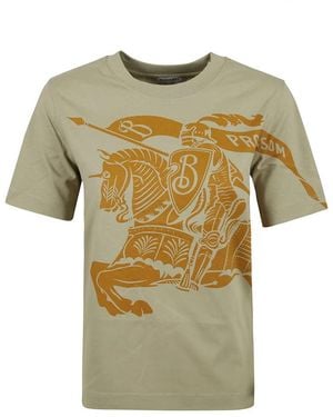 Burberry T-Shirts And Polos Cotton - Green