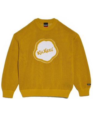 Kickers Round-Neck Knitwear - Geel