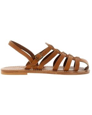 K. Jacques Flat Sandals - Marrone