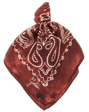 Golden Goose Silk Scarves - Red