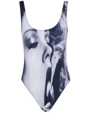 Jean Paul Gaultier Badmode ,Zwart ,The Smoking Badpak - Blauw