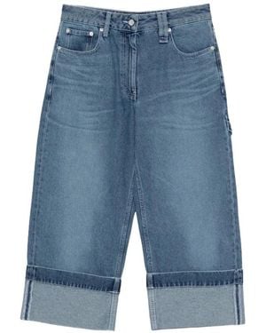 Simone Rocha Cropped Jeans - Blue
