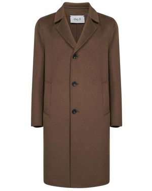 D4.0 Single-Breasted Coats - Marrone