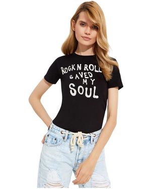 One Teaspoon T-Shirts - Black