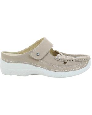 Wolky Schoenen ,Wol Talaria Muiltjes Met Hak - Grijs