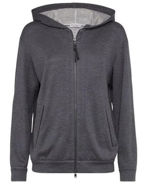 Brunello Cucinelli Zip-Throughs - Grigio