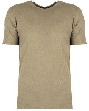 Xagon Man Tops ,Katoen Lino T-Shirt - Groen