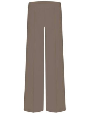 Cambio Wide Trousers - Brown