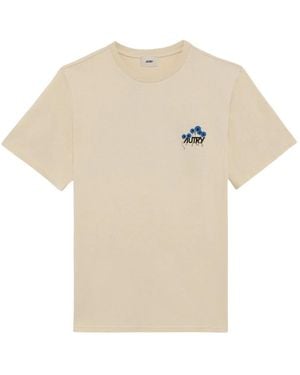 Autry Ronde Hals T-Shirt - Naturel