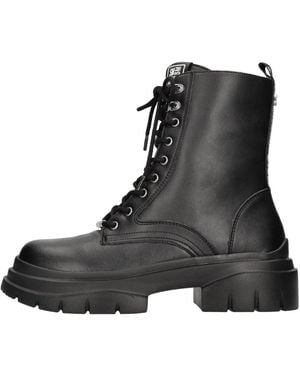 Steve Madden Lace-Up Boots - Black