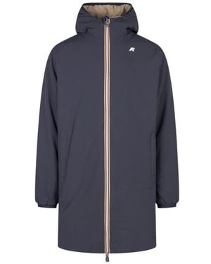 K-Way Jassen ,Blauw ,Polyester Jacob St Warm Double Parka