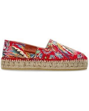 Etro Schoenen ,Veelkleurig ,Espadrilles - Rood