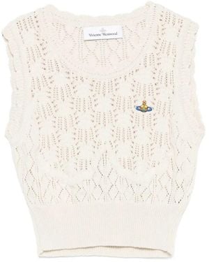 Vivienne Westwood Round-Neck Knitwear - Blanco