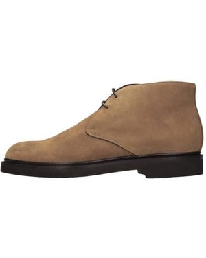Ortigni Lace-Up Boots - Marrón