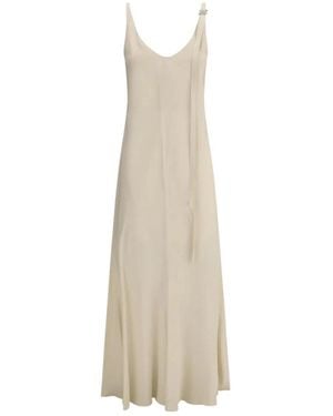 Sportmax Maxi Jurken - Naturel
