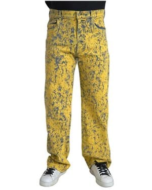 Dolce & Gabbana Straight Jeans - Amarillo