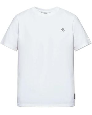 Moose Knuckles T-Shirts - Bianco