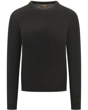 Woolrich Round-Neck Knitwear - Nero