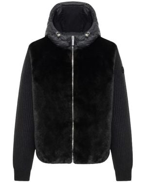 Colmar Hybrid Faux Fur Jacket - Zwart