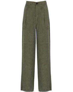 Marella Wide Trousers - Verde