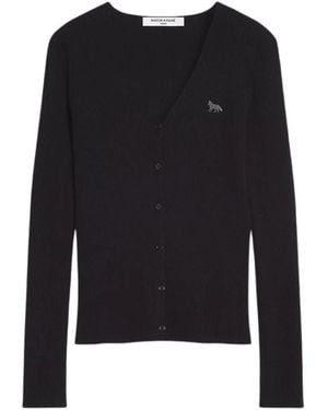 Maison Kitsuné Cardigans - Black