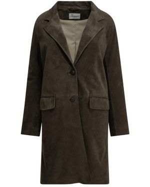 Semler Single-Breasted Coats - Noir