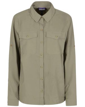 Patagonia Overhemden ,Groen ,Zon Shirt Voor Vrouwen