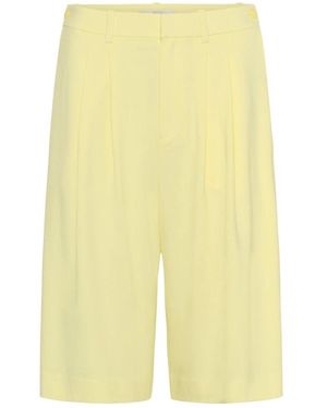 Gestuz Korte Broeken ,Geel ,Lange Shorts